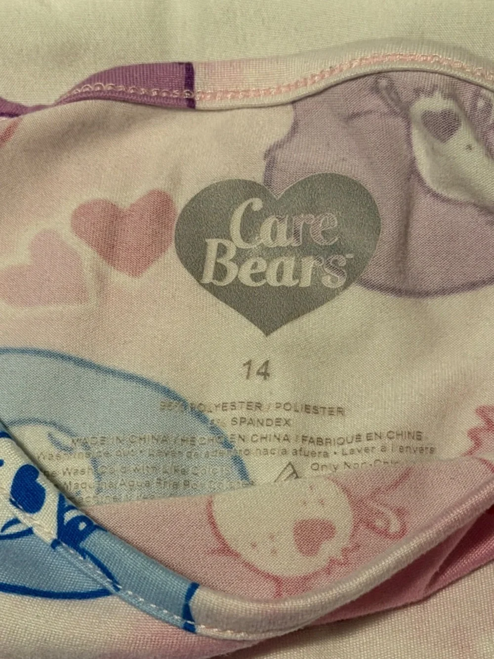 Girls Care Bears Dress Size 14